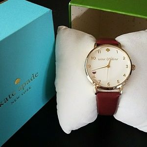 Kate spade Wine & Dine Merlot colored watch